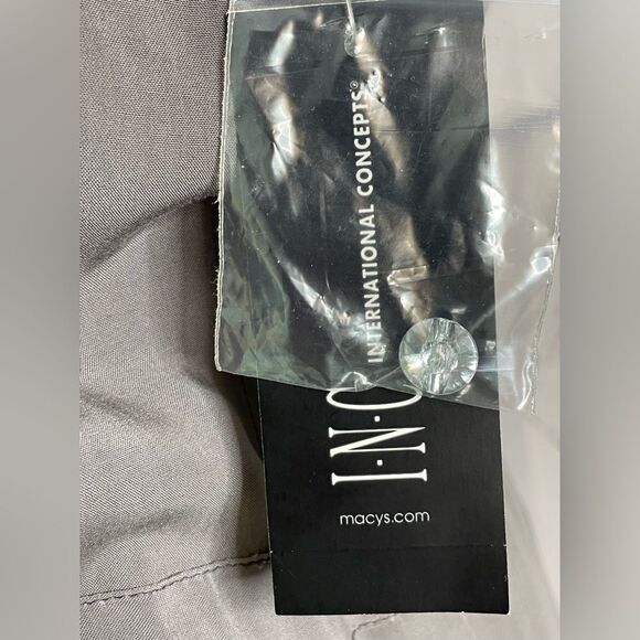 NWT INC International Concepts Gray Ombré Shirt Dress Sleeveless 8 - Picture 7 of 11